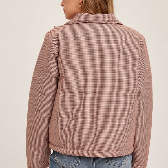 Hem & Thread Checked Puffer Jacket - Picture 2 of 4